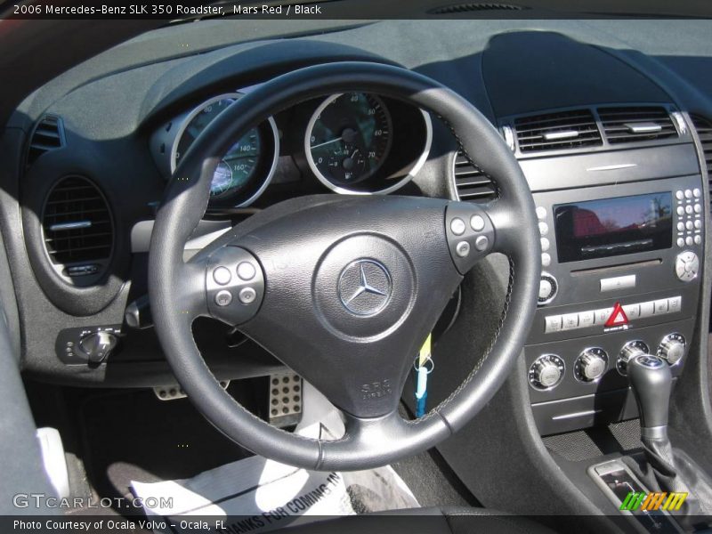 Mars Red / Black 2006 Mercedes-Benz SLK 350 Roadster