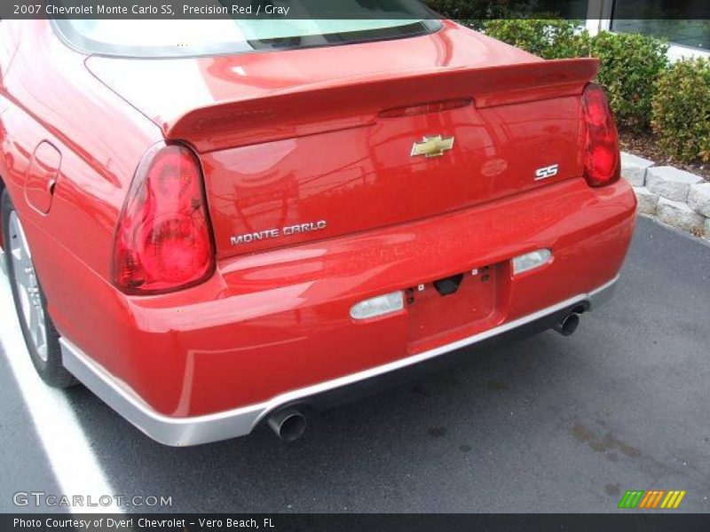 Precision Red / Gray 2007 Chevrolet Monte Carlo SS