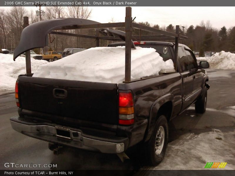 Onyx Black / Dark Pewter 2006 GMC Sierra 2500HD SLE Extended Cab 4x4