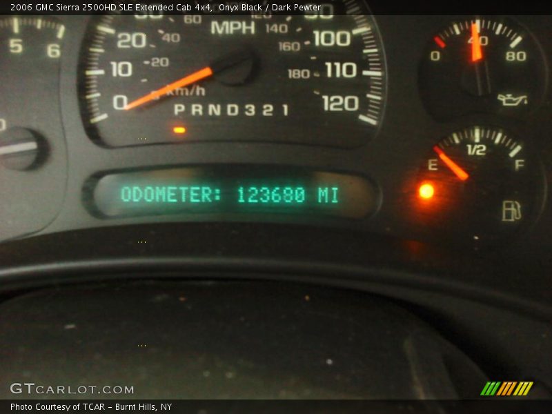 Onyx Black / Dark Pewter 2006 GMC Sierra 2500HD SLE Extended Cab 4x4