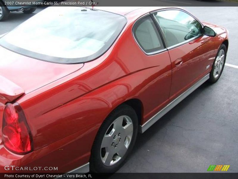 Precision Red / Gray 2007 Chevrolet Monte Carlo SS