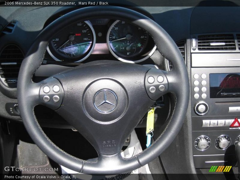 Mars Red / Black 2006 Mercedes-Benz SLK 350 Roadster