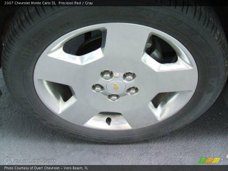 Precision Red / Gray 2007 Chevrolet Monte Carlo SS