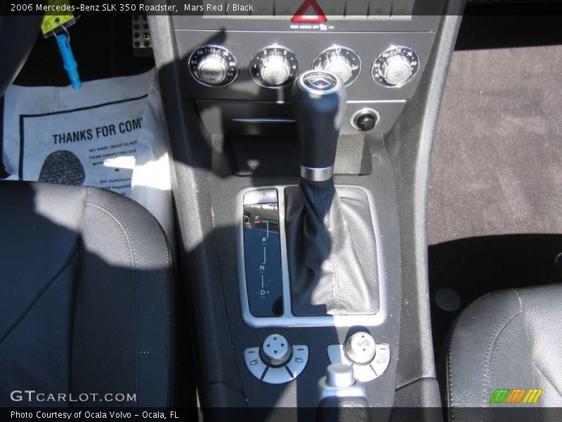 Mars Red / Black 2006 Mercedes-Benz SLK 350 Roadster
