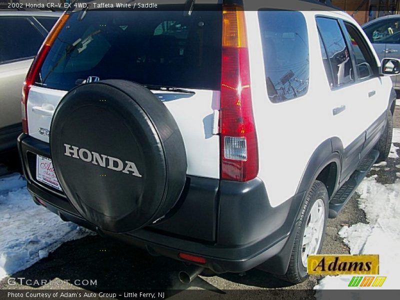 Taffeta White / Saddle 2002 Honda CR-V EX 4WD