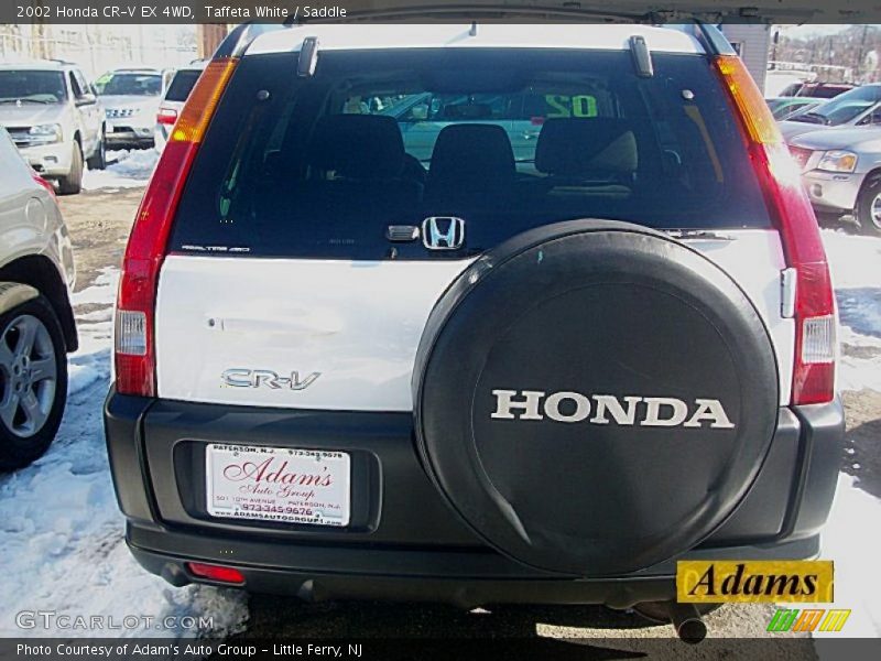 Taffeta White / Saddle 2002 Honda CR-V EX 4WD