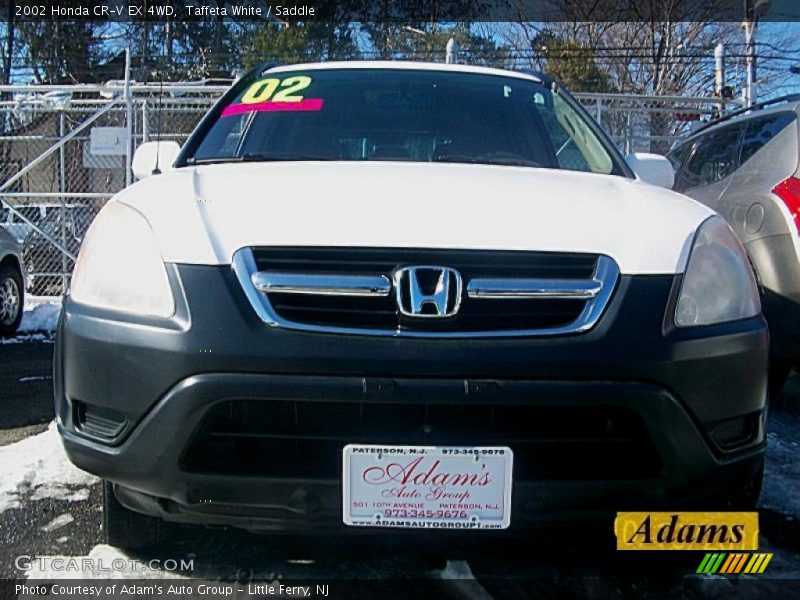 Taffeta White / Saddle 2002 Honda CR-V EX 4WD