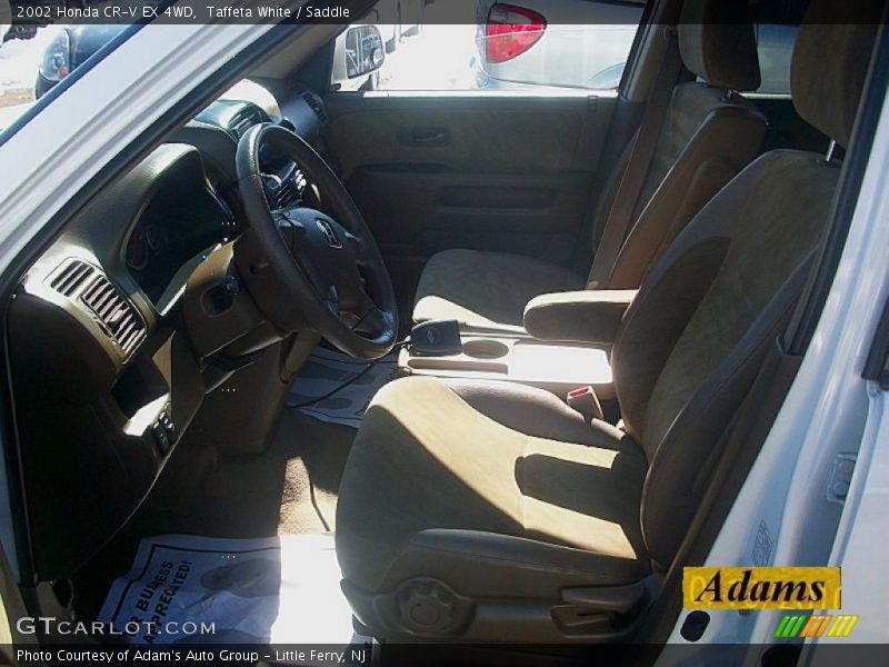 Taffeta White / Saddle 2002 Honda CR-V EX 4WD