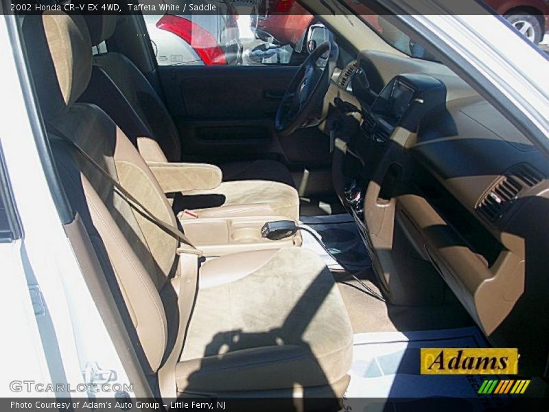 Taffeta White / Saddle 2002 Honda CR-V EX 4WD