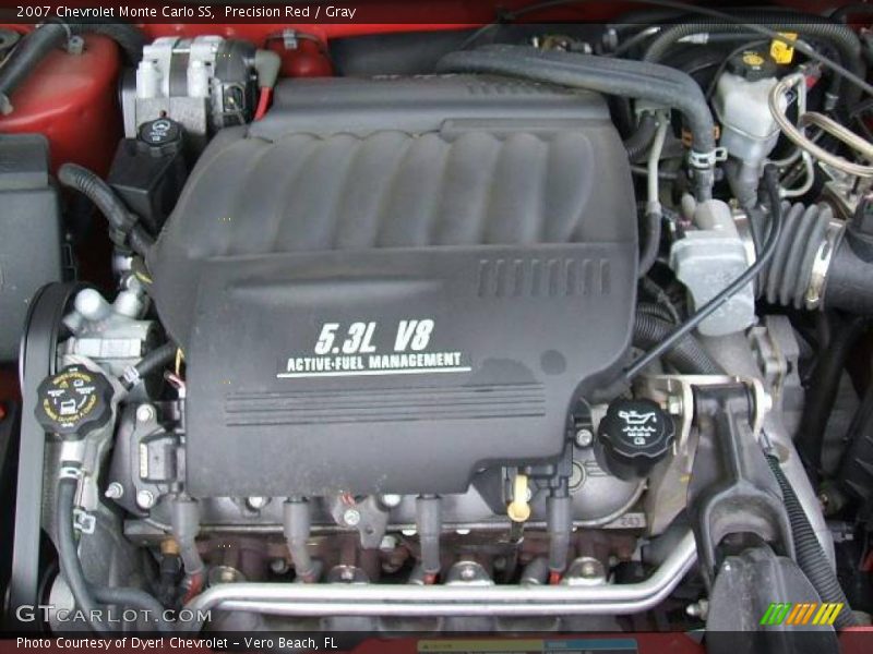 Precision Red / Gray 2007 Chevrolet Monte Carlo SS