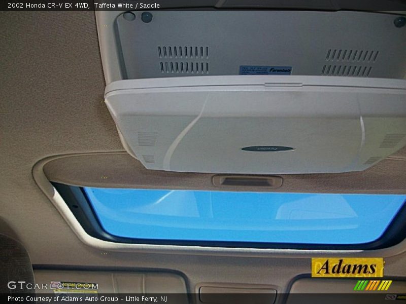 Taffeta White / Saddle 2002 Honda CR-V EX 4WD