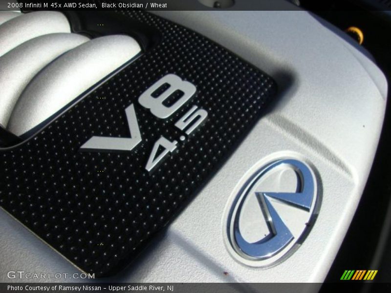  2008 M 45x AWD Sedan Engine - 4.5 Liter DOHC 32-Valve VVT V8