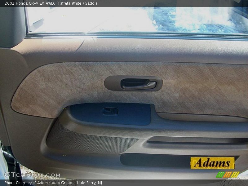 Taffeta White / Saddle 2002 Honda CR-V EX 4WD