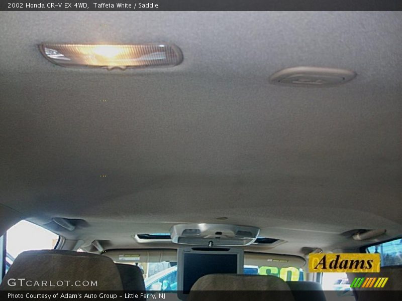 Taffeta White / Saddle 2002 Honda CR-V EX 4WD