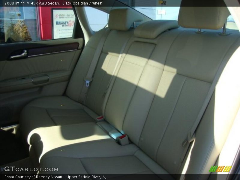 Black Obsidian / Wheat 2008 Infiniti M 45x AWD Sedan