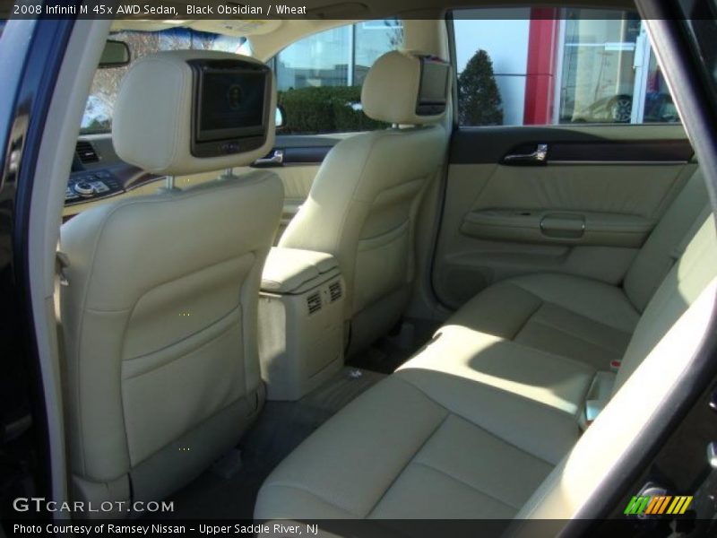 Black Obsidian / Wheat 2008 Infiniti M 45x AWD Sedan