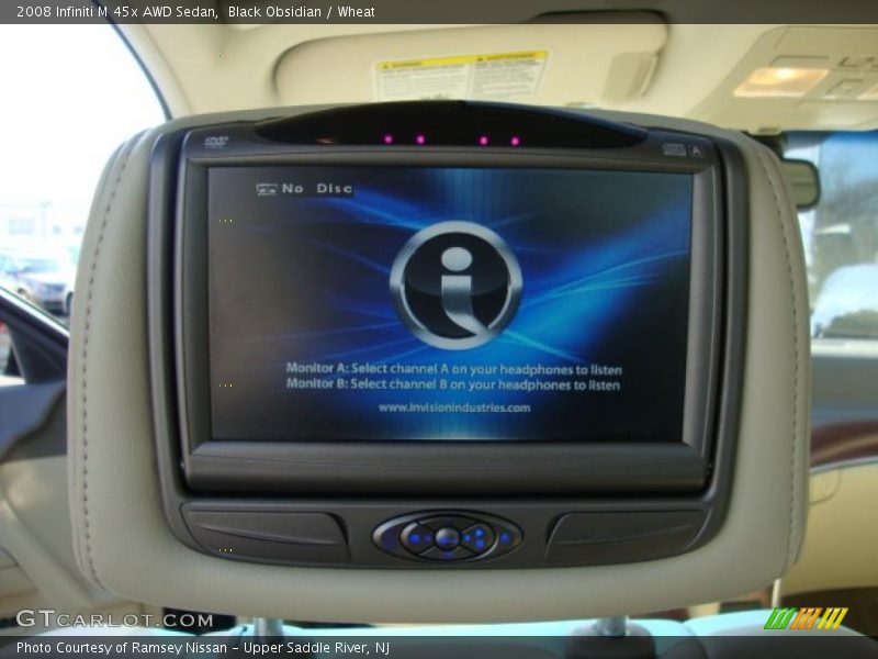 Black Obsidian / Wheat 2008 Infiniti M 45x AWD Sedan