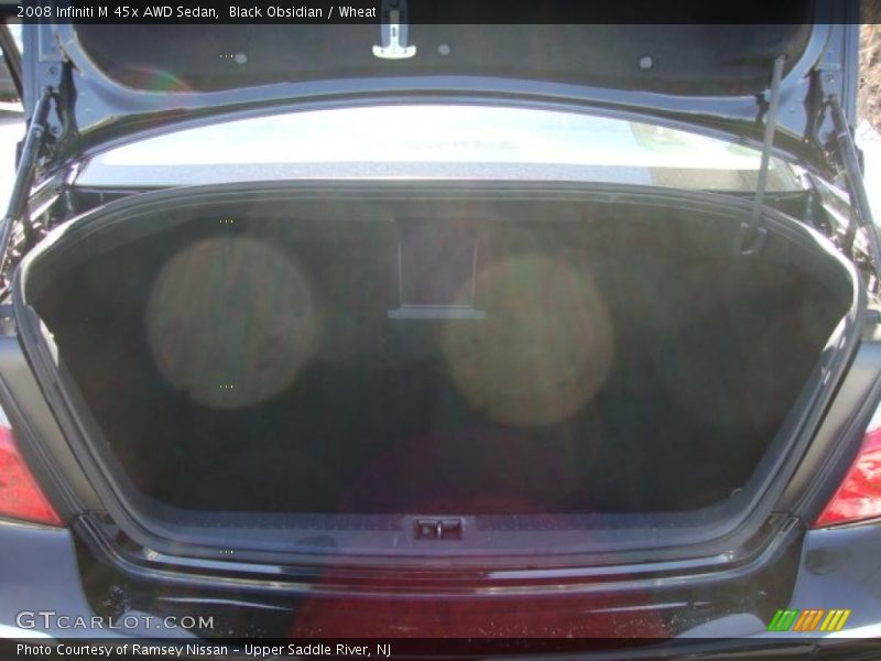 Black Obsidian / Wheat 2008 Infiniti M 45x AWD Sedan