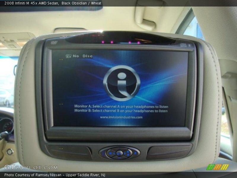 Black Obsidian / Wheat 2008 Infiniti M 45x AWD Sedan
