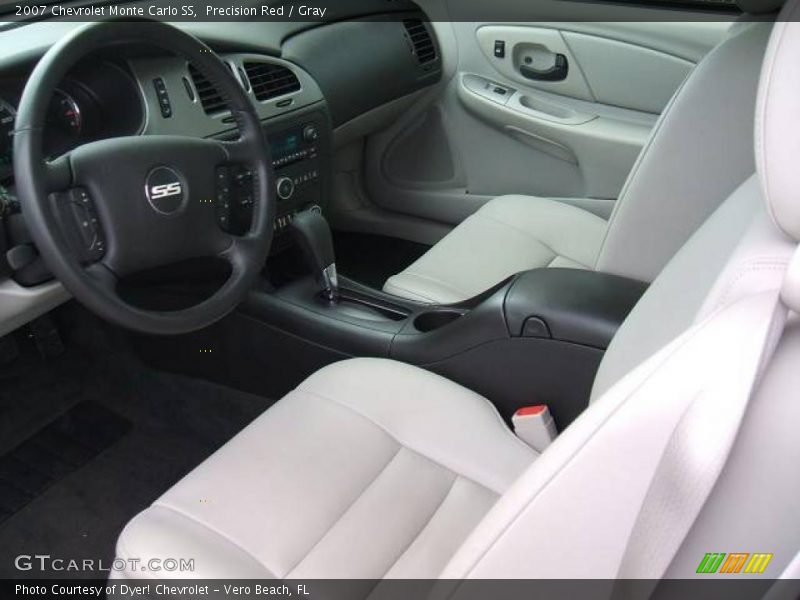 Precision Red / Gray 2007 Chevrolet Monte Carlo SS