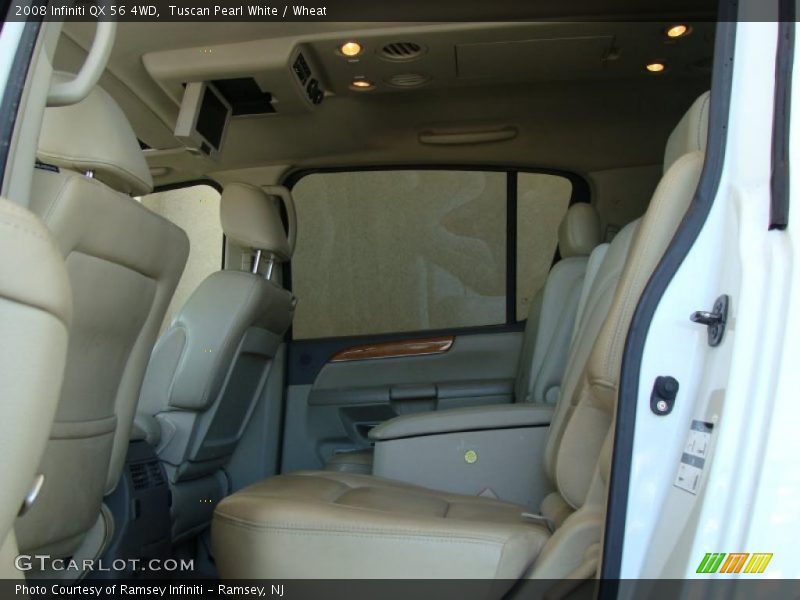 Tuscan Pearl White / Wheat 2008 Infiniti QX 56 4WD