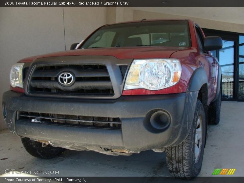 Radiant Red / Graphite Gray 2006 Toyota Tacoma Regular Cab 4x4