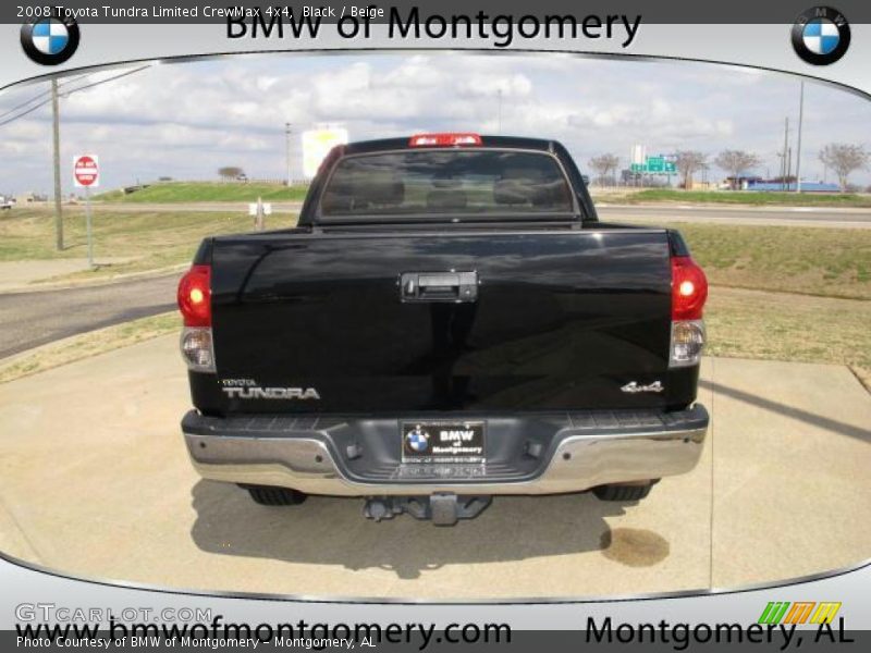 Black / Beige 2008 Toyota Tundra Limited CrewMax 4x4