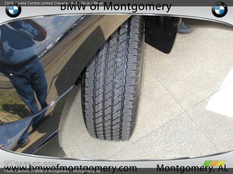 Black / Beige 2008 Toyota Tundra Limited CrewMax 4x4