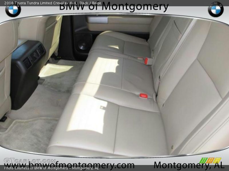 Black / Beige 2008 Toyota Tundra Limited CrewMax 4x4