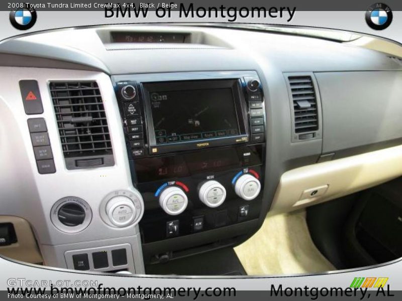 Black / Beige 2008 Toyota Tundra Limited CrewMax 4x4