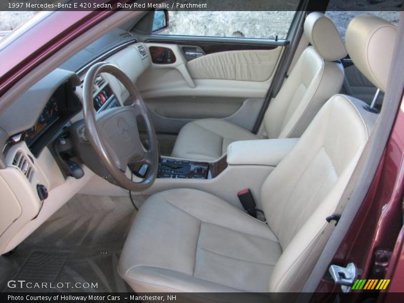  1997 E 420 Sedan Parchment Interior