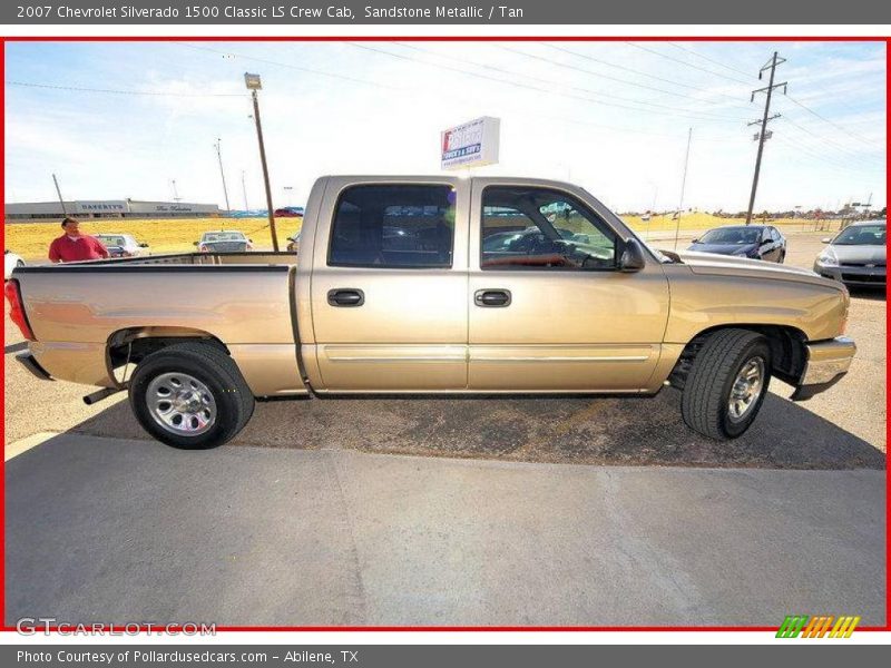 Sandstone Metallic / Tan 2007 Chevrolet Silverado 1500 Classic LS Crew Cab