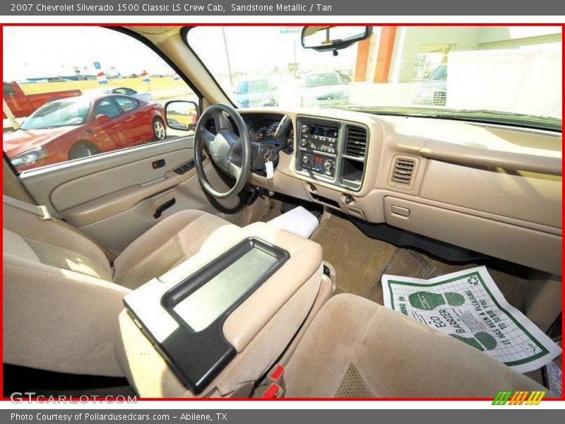 Sandstone Metallic / Tan 2007 Chevrolet Silverado 1500 Classic LS Crew Cab