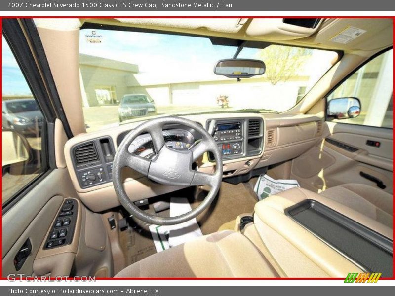 Sandstone Metallic / Tan 2007 Chevrolet Silverado 1500 Classic LS Crew Cab