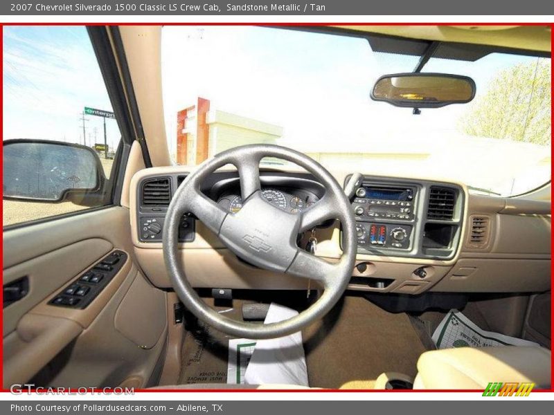 Sandstone Metallic / Tan 2007 Chevrolet Silverado 1500 Classic LS Crew Cab