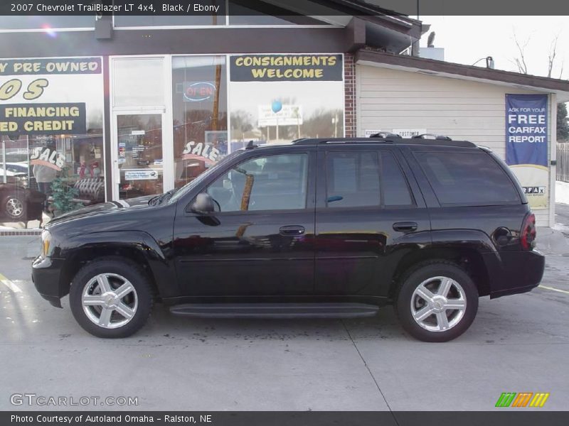 Black / Ebony 2007 Chevrolet TrailBlazer LT 4x4