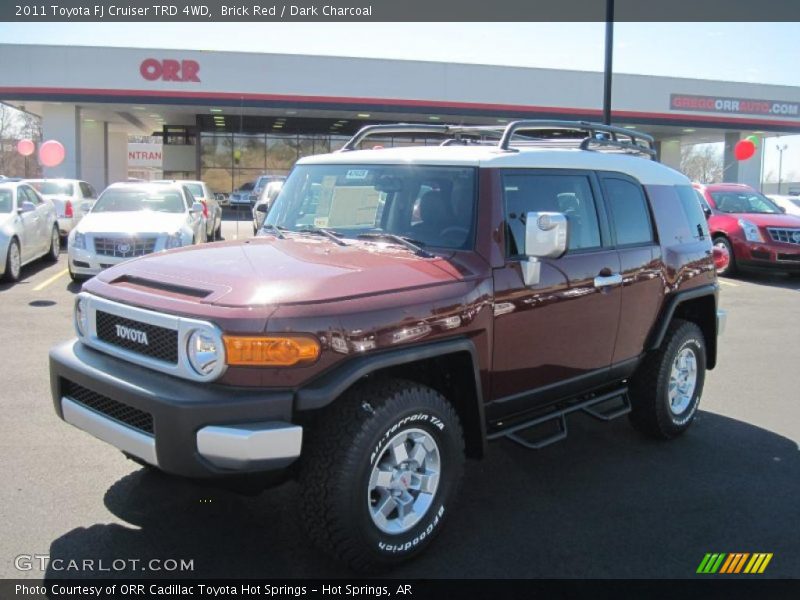 Brick Red / Dark Charcoal 2011 Toyota FJ Cruiser TRD 4WD