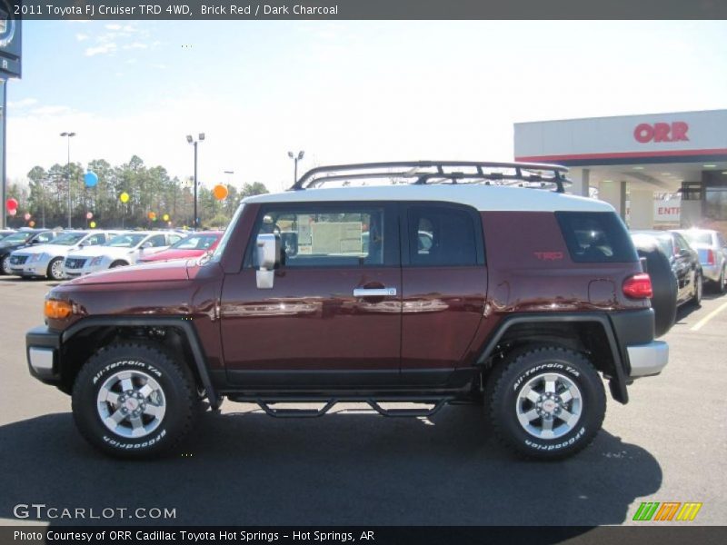 Brick Red / Dark Charcoal 2011 Toyota FJ Cruiser TRD 4WD