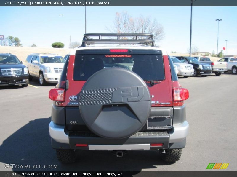 Brick Red / Dark Charcoal 2011 Toyota FJ Cruiser TRD 4WD