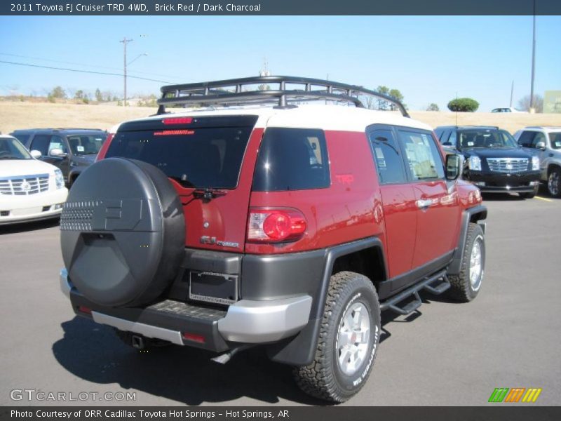 Brick Red / Dark Charcoal 2011 Toyota FJ Cruiser TRD 4WD