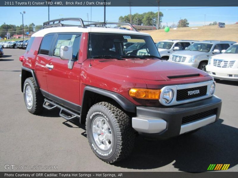 Brick Red / Dark Charcoal 2011 Toyota FJ Cruiser TRD 4WD