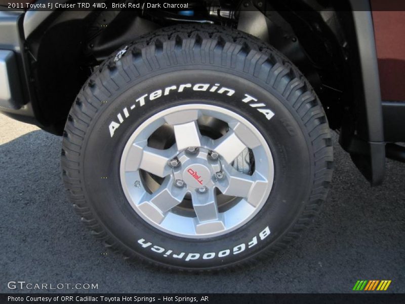 Brick Red / Dark Charcoal 2011 Toyota FJ Cruiser TRD 4WD