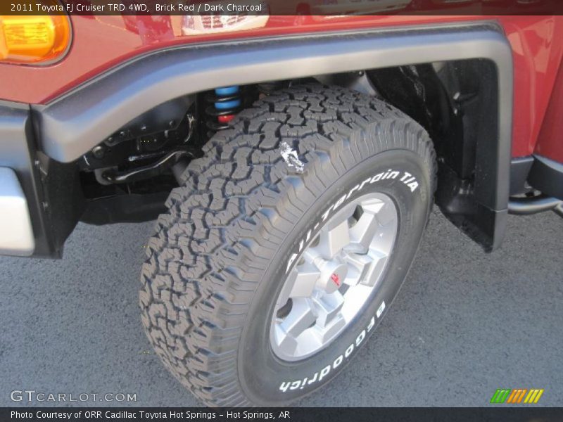Brick Red / Dark Charcoal 2011 Toyota FJ Cruiser TRD 4WD