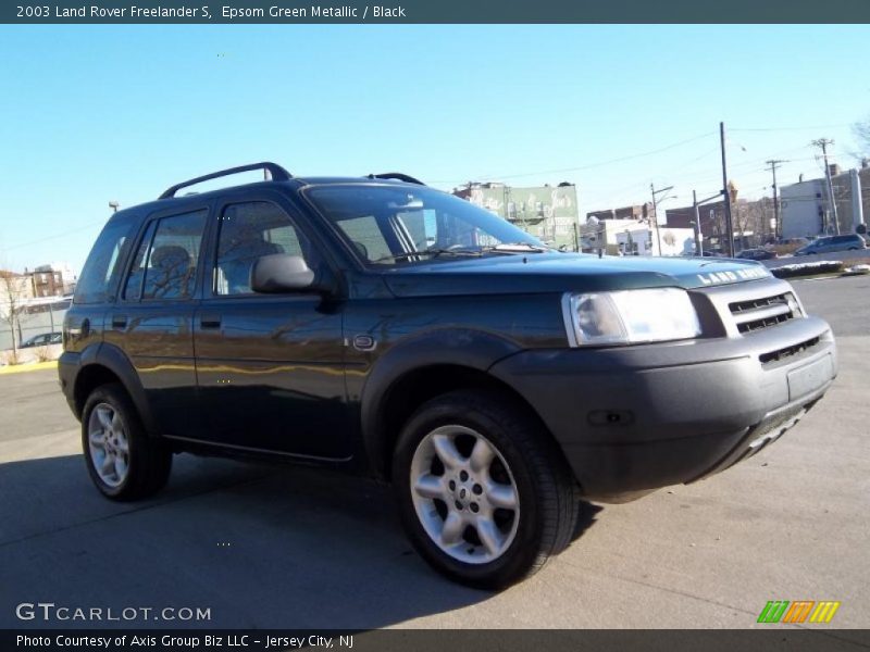 Epsom Green Metallic / Black 2003 Land Rover Freelander S