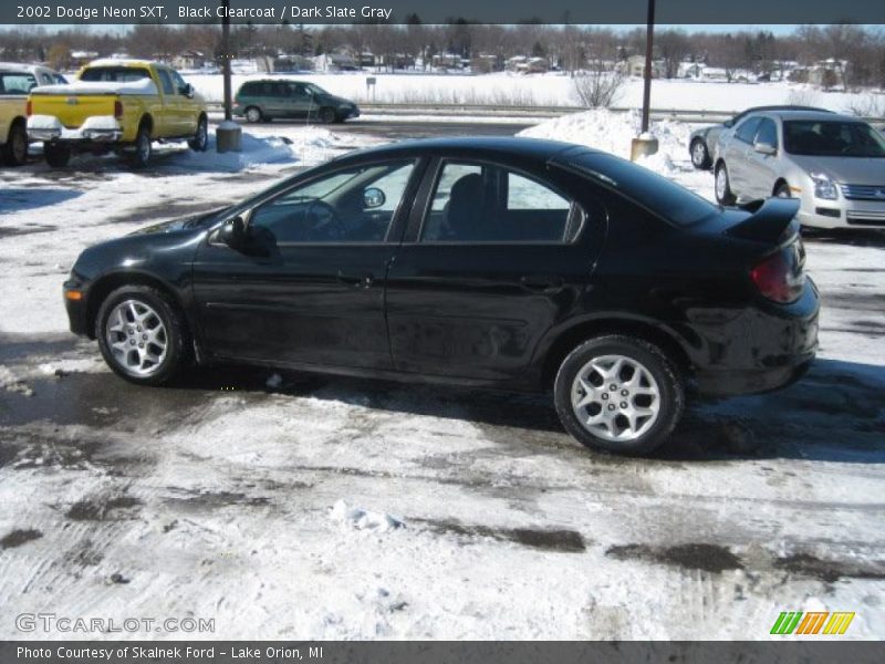 Black Clearcoat / Dark Slate Gray 2002 Dodge Neon SXT