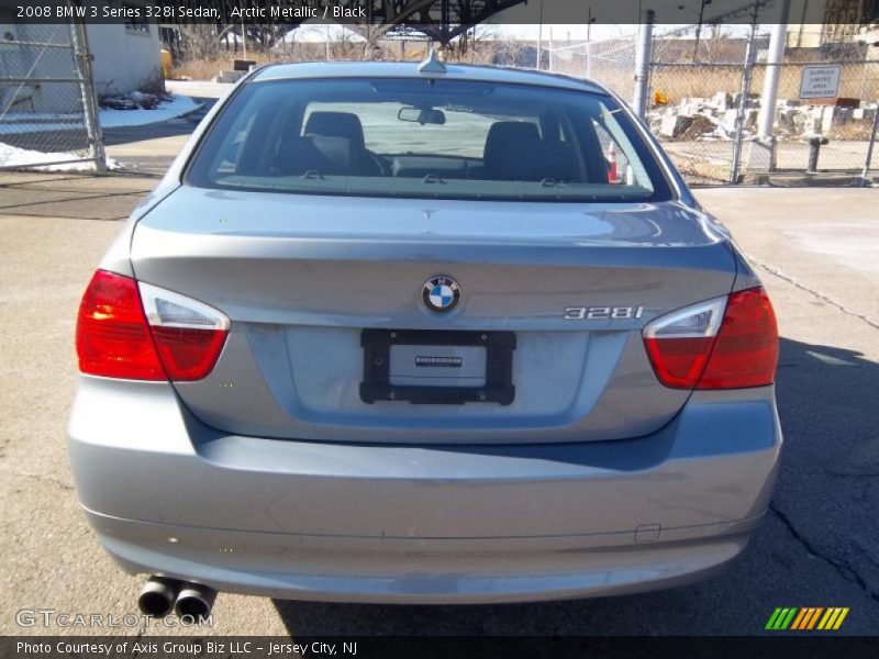 Arctic Metallic / Black 2008 BMW 3 Series 328i Sedan