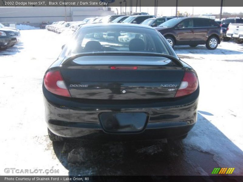 Black Clearcoat / Dark Slate Gray 2002 Dodge Neon SXT