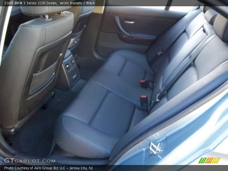 Arctic Metallic / Black 2008 BMW 3 Series 328i Sedan