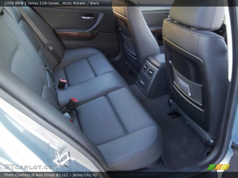 Arctic Metallic / Black 2008 BMW 3 Series 328i Sedan