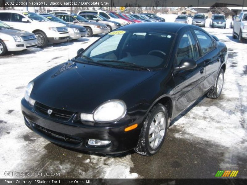 Black Clearcoat / Dark Slate Gray 2002 Dodge Neon SXT
